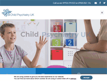 Tablet Screenshot of childpsychiatryuk.com